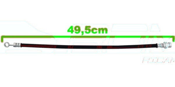 FRONT BRAKE FLEXIBLE - AIXAM - 6L017 aftermarket