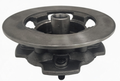 FRONT BRAKE DISK + FLANGE D.172 - AIXAM - GRECAV - 6G028 - UTFR28 -F0040000607 aftermarket