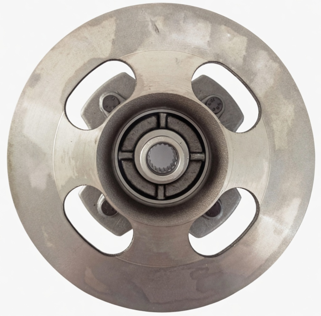 FRONT BRAKE DISK + FLANGE D.209 - AIXAM - BELLIER 730110 aftermarket