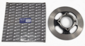 FRONT BRAKE DISK D.209 - AIXAM - GRECAV - CASALINI AFTER 2009 - 7320/2 – 6L028 aftermarket