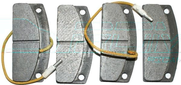 SET OF BRAKE PADS - h. 30 mm - 1209.1419/1 aftermarket
