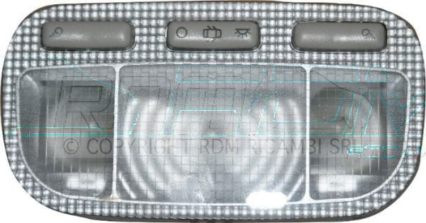 OVERHEAD LIGHT WITH READING LIGHT - ORIGINAL