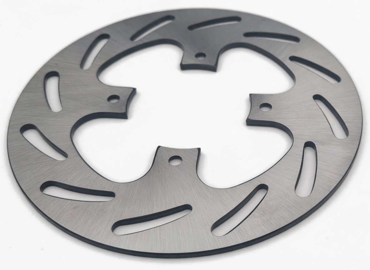 VENTILATED LEFT REAR BRAKE DISK - LIGIER JS50 - MICROCAR M8 - 1401185 / 1400353 aftermarket