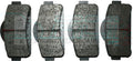 SET OF FRONT BRAKE PADS - MGO - 1008464 - WITHOUT INDICATOR aftermarket