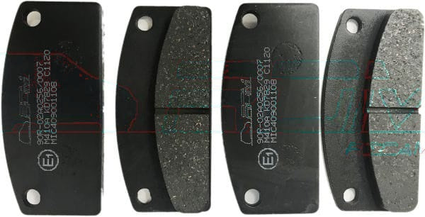 SET OF BRAKE PADS BEFORE 2006 - 75091 - 1002126 aftermarket