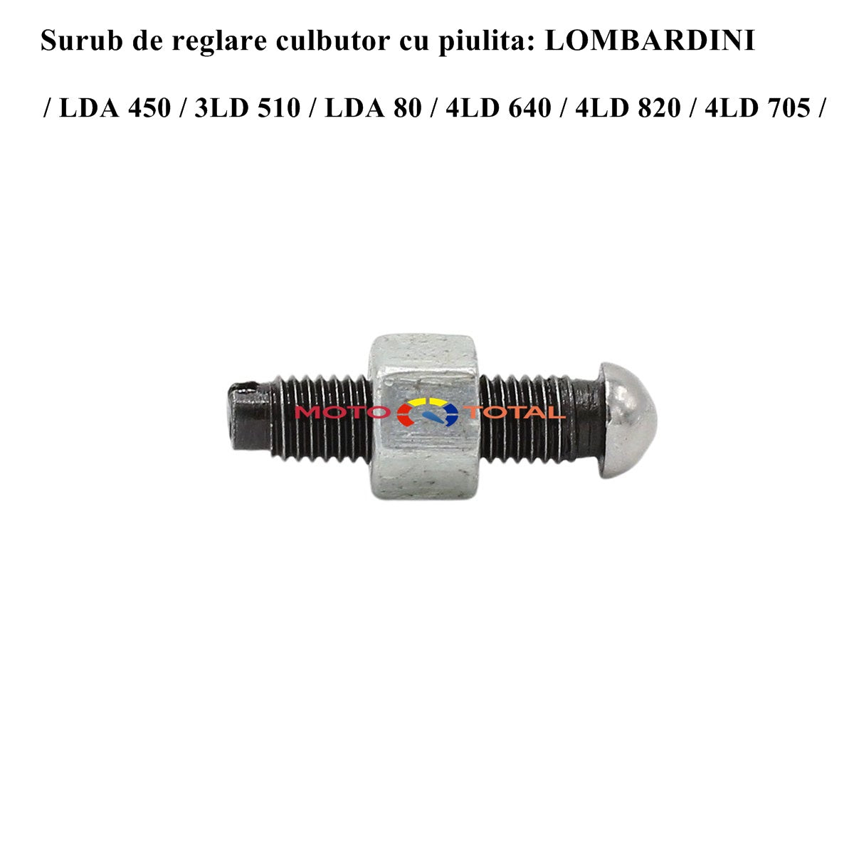 Șurub de reglare culbutor cu piuliță: LOMBARDINI / LDA 450 / 3LD 510 / LDA 80 / 4LD 640 / 4LD 820 / 4LD 705 /