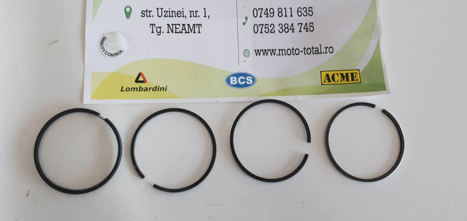 SEGMENTI ACME AD114/A RUGGERINI RD850 R2