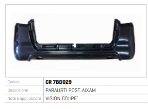 BARA SPATE AIXAM  CR 7BD029