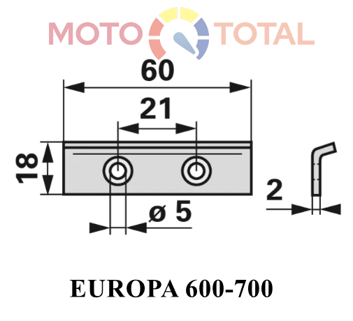 PLACUTA CURATARE EUROPA BCS SERIE 600 - 700