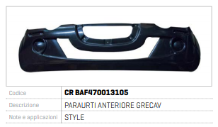 BARA ANTERIOARA GRECAV CR BAF470013105