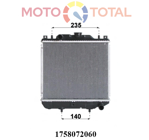 RADIATOR AIXAM MOTOR KUBOTA Z402/482