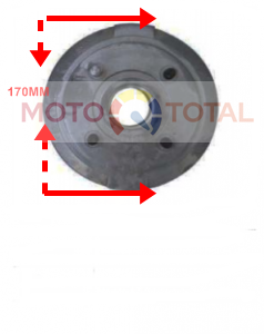 TAMBUR FRANA TAMBUR JDM DIAMETRU 170MM INTERIOR 115MM CR 204032