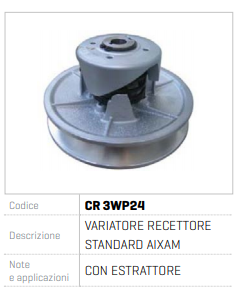 VARIATOR CUTIE STANDARD AIXAM  CR 3WP24