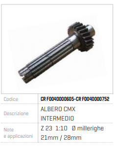 REDUCTOR ALBERTO SMX CR F0040000605 CR- F0040000752