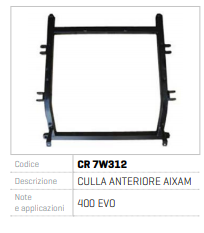 SUPPORT MOTOR AIXAM CR 7W312