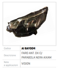FAR ANTERIOR DX C/PARABOLA NERA AIXAM AI 8AY004 