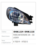 FAR ANTERIOR DX- SX- LIGIER CR 06.1.114 - CR 06.1.115