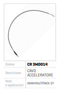 CABLU ACCELERATIE  CR 3MD014