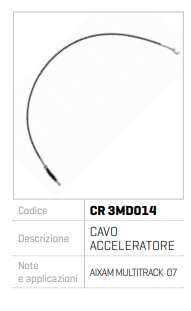 CABLU ACCELERATIE  CR 3MD014