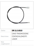 CABLU KILOMETRAJ LIGIER CR 11.3.013