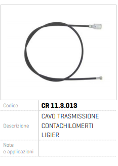 CABLU KILOMETRAJ LIGIER CR 11.3.013
