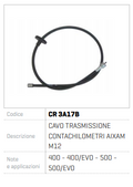 CABLU KILOMETRAJ AIXAM M12