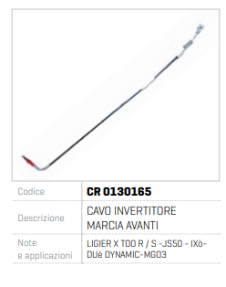 CABLU SCHIMBATOR INAINTE  0130165
