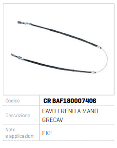 CABLU FRANA DE MANA GRECAV  EKE