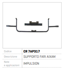 SUPORT FARURI AIXAM CR 7AP317