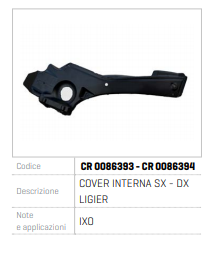 SEMI ARIPA INTERNA SX -DX LIGIER CR 0086393 - CR 0086394