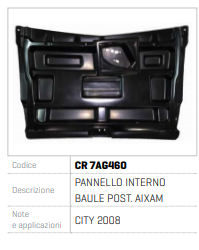 PANOU INTERIOR PORTBAGAJ SPATE AIXAM CITY