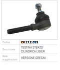 CAP BARA CASETA DE DIRECTIE CILINDRIC LIGIER /MICROCAR