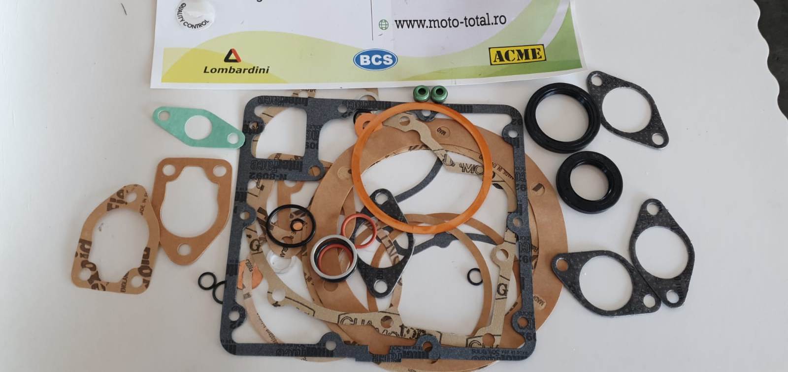 SET COMPLET GARNITURI MOTOR ACME AD114/A - RUGGERINI RD850