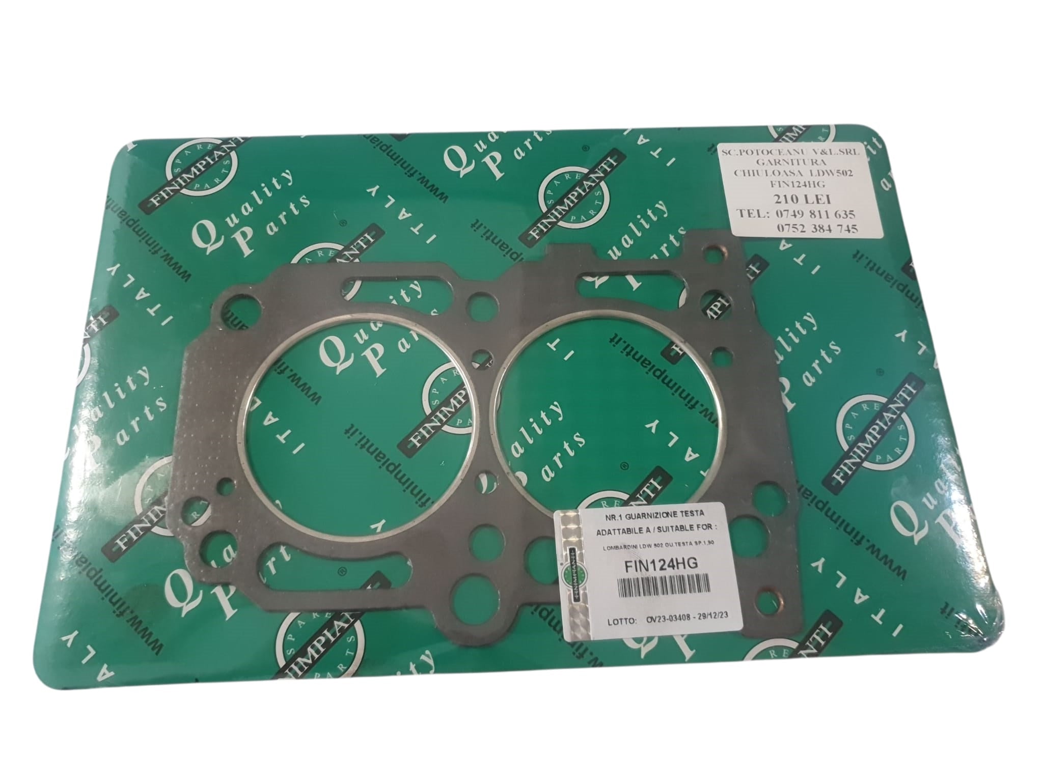 GARNITURA 2 GAURI LOMBARDINI LDW502 MOTOR FOX
