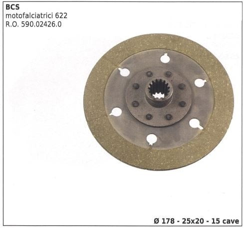 DISC AMBRIAJ BCS
