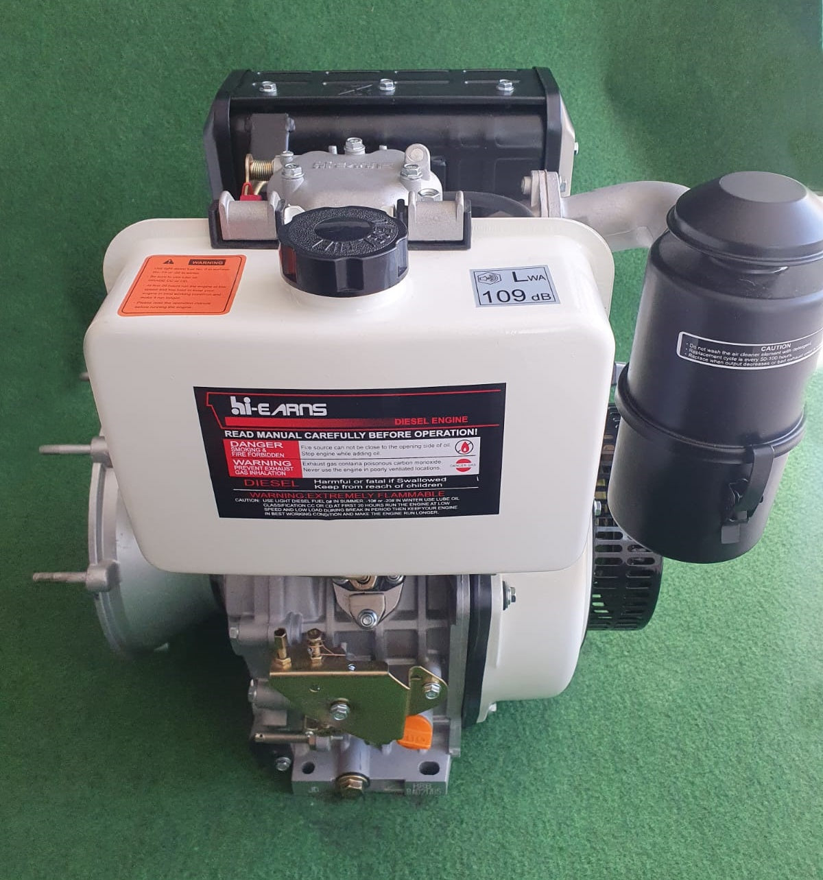 MOTOR DIESEL 14 CAI BCS SENS ROTATIE STANGA (ANTIORAR) CU PORNIRE AUTOMATA