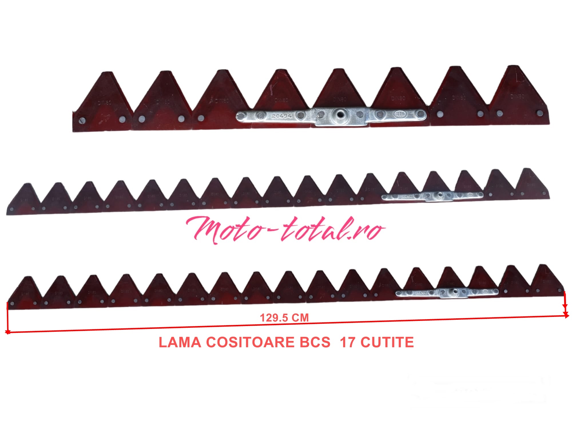 LAMA TAIERE COSITOARE BCS 17 CUTITE 130 CM PRINDERE DREAPTA