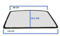 WINDSCREEN - MICROCAR LYRA - 0680268 aftermarket