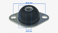 ANTIVIBRATING ENGINE SUPPORT - CASALINI/GRECAV DCI 88x25 M10 aftermarket