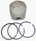COMPLETE PISTON D 67,50 - KUBOTA Z482 D722 +05 (WITH ELASTIC SEGMENTS) -K168512190 aftermarket