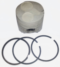 COMPLETE PISTON D 64 - KUBOTA Z402 +0,25 (WITH ELASTIC SEGMENTS) aftermarket