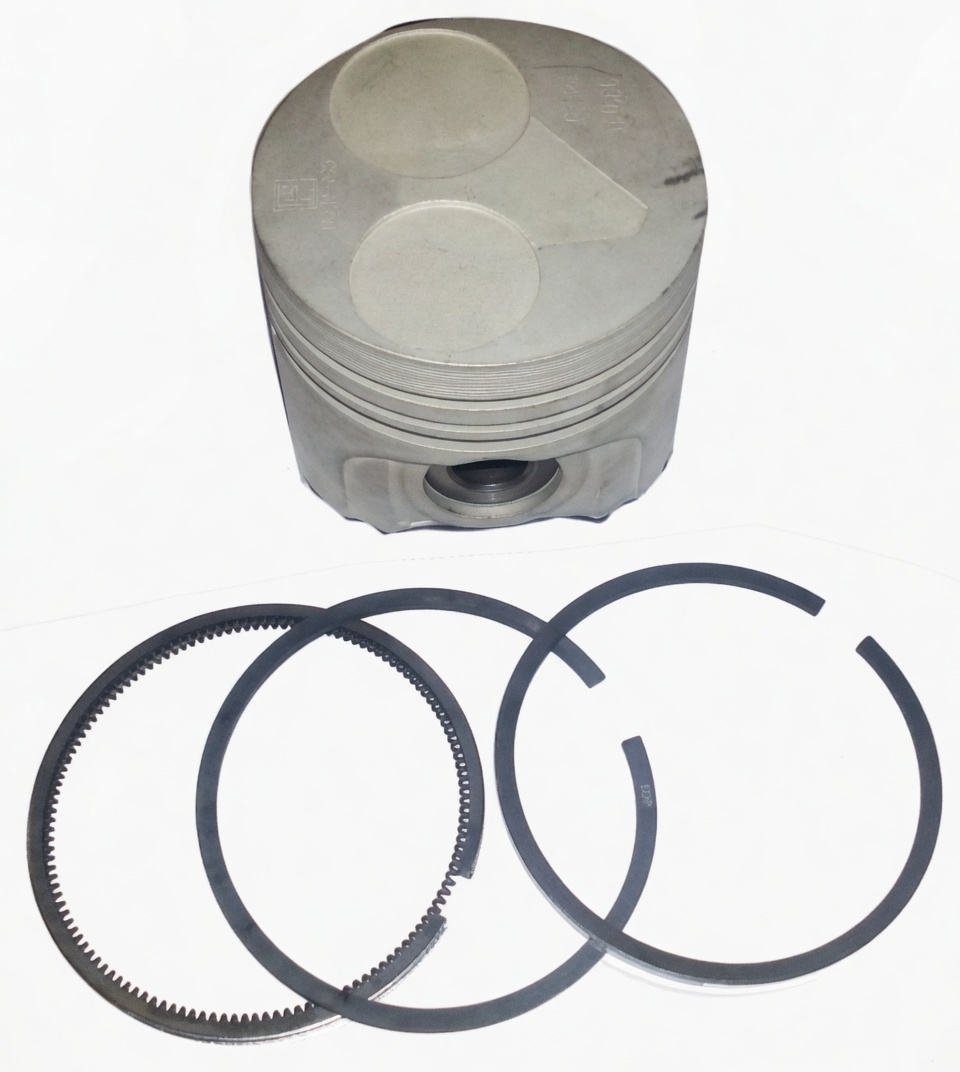 COMPLETE PISTON D 67,25 - KUBOTA Z482 D722 +0,25 (WITH ELASTIC SEGMENTS)- aftermarket