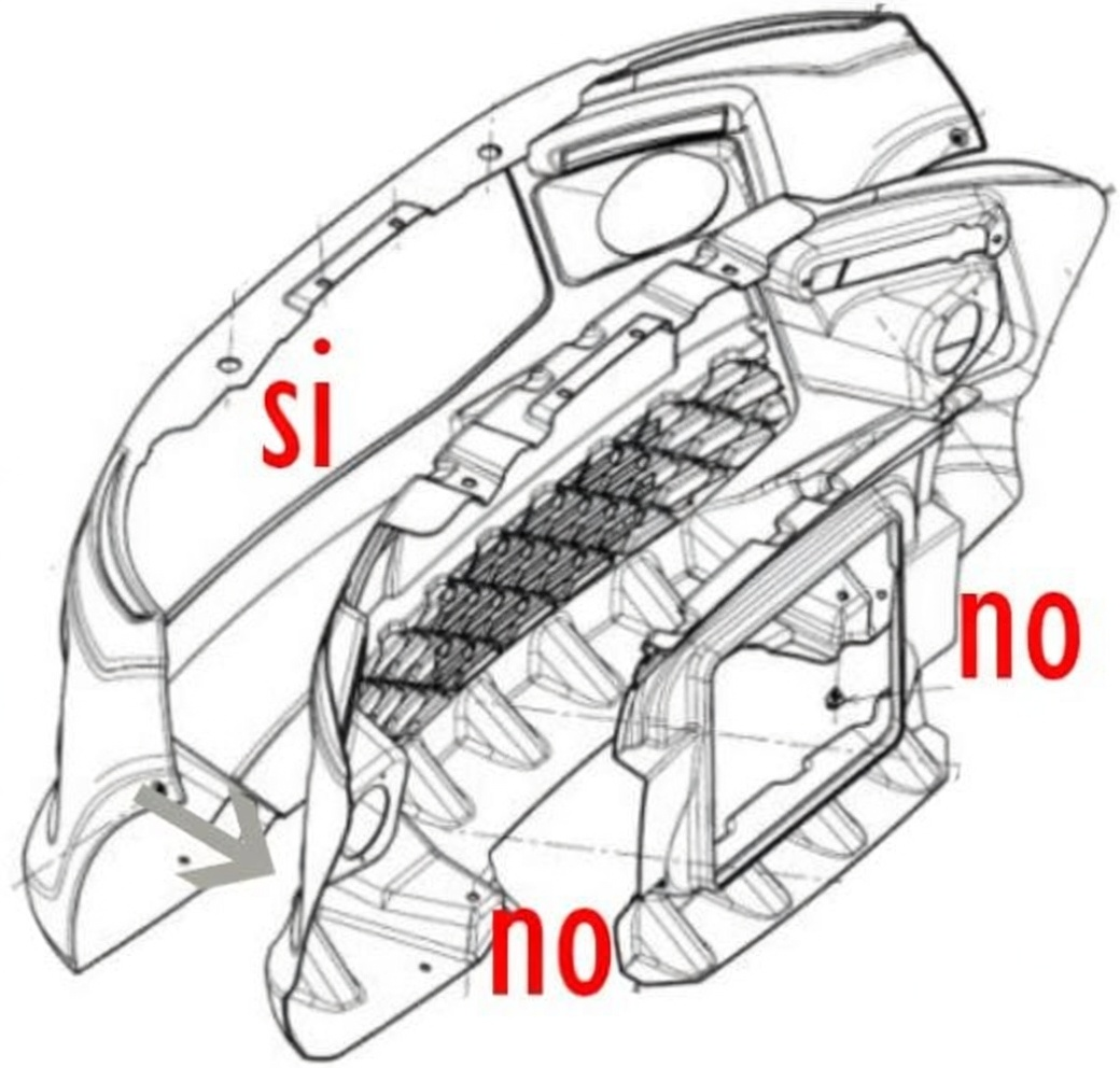 FRONT BUMPER - LIGIER JS50 ELEGANCE 1405339 aftermarket