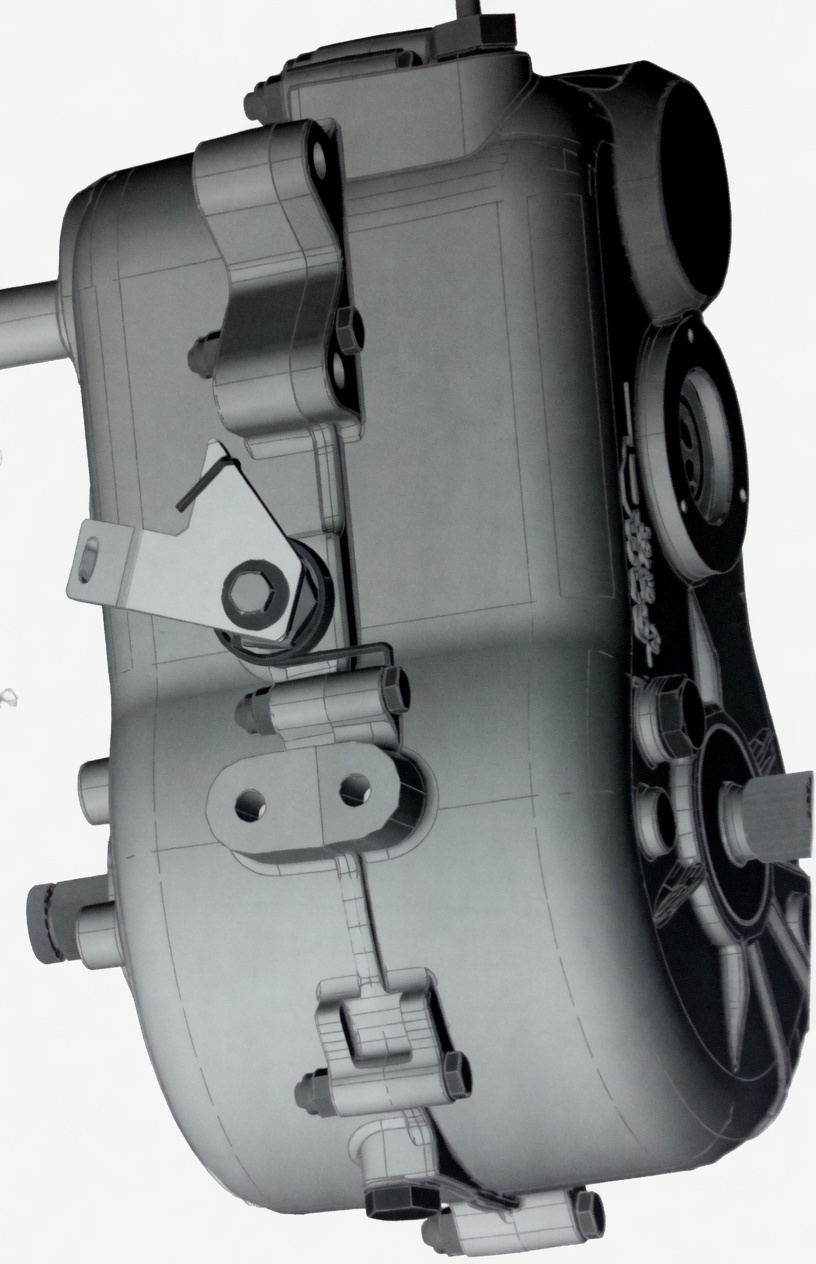 GEARBOX 1:8 – CHATENET BAROODER 01.26.169 / GRECAV EKE - LEVER WITH EXTERNAL SPRING aftermarket