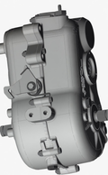 GEARBOX 1:8 - 01.26.233 – CHATENET CH26 - LEVER WITH EXTERNAL SPRING aftermarket