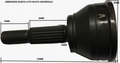 KIT CV JOINT GEARBOX SIDE aftermarket