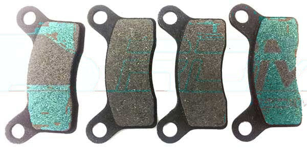 SET OF REAR BRAKE PADS - CASALINI M10 PIAGGIO M500 - F0040000735/F0040000793 aftermarket