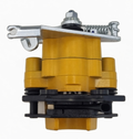RIGHT REAR BRAKE CALIPER - F0042000040 - CASALINI 550 TROFEO AND GRANSPORT FROM TEL.1104216 aftermarket