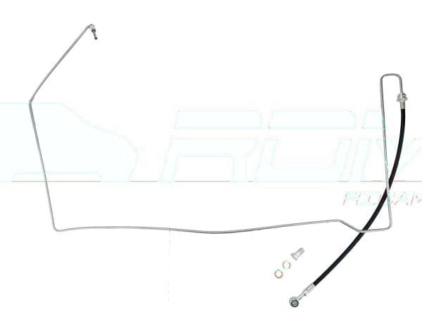 FRONT RIGHT BRAKE HOSE - FLEXIBLE + RIGID WITH ABS - AIXAM EMOTION 2020 SENSATION 2016 - 621BF019 aftermarket