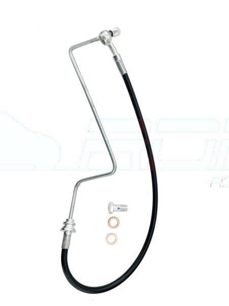 FRONT LEFT BRAKE HOSE FLEXIBLE + RIGID - AIXAM SENSATION 2016 EMOTION 2020 - 6AY418 aftermarket